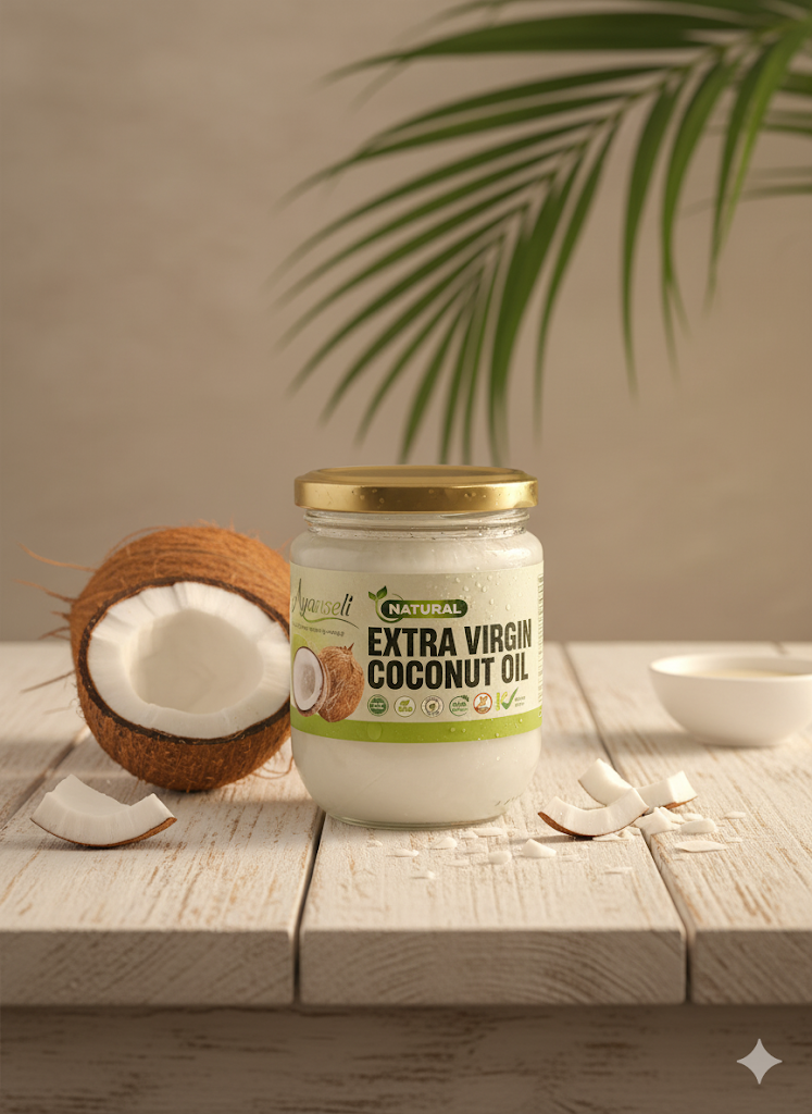 Virgin Coconut Oil in Glass Jar - A Pure & Natural Choice